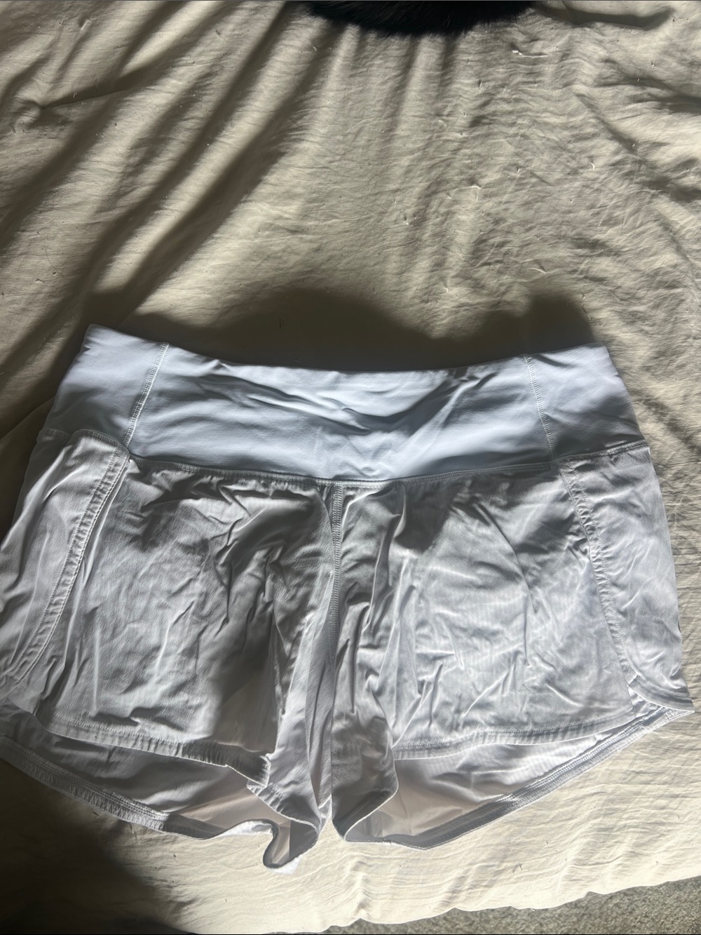 lululemon athletica White High-Waist Performance Shorts